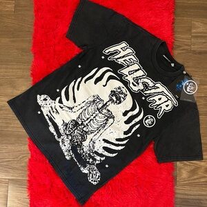 Hellstar Black Graphic Tee for Men